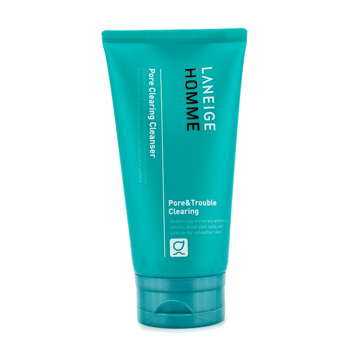Очищающий гель для лица с ментолом для мужчин Laneige, 150 мл
