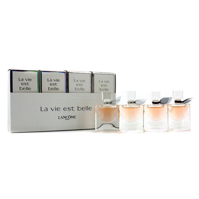 Набор духов Lancome «La Collection La Vie Est Belle» 4x4 мл: классический и легкий ароматы с нотами ириса и цитрусовых