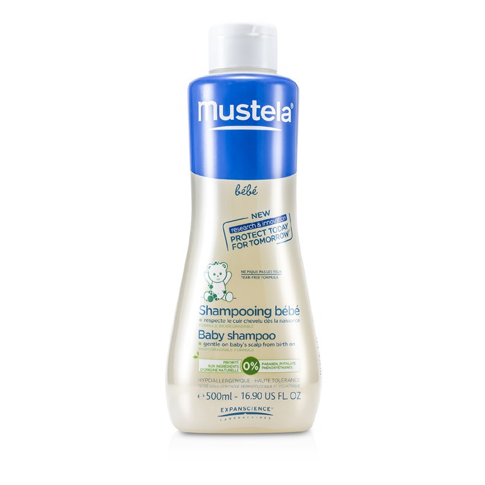 Шампунь Mustela для новорожденных с экстрактом ромашки, 500 мл