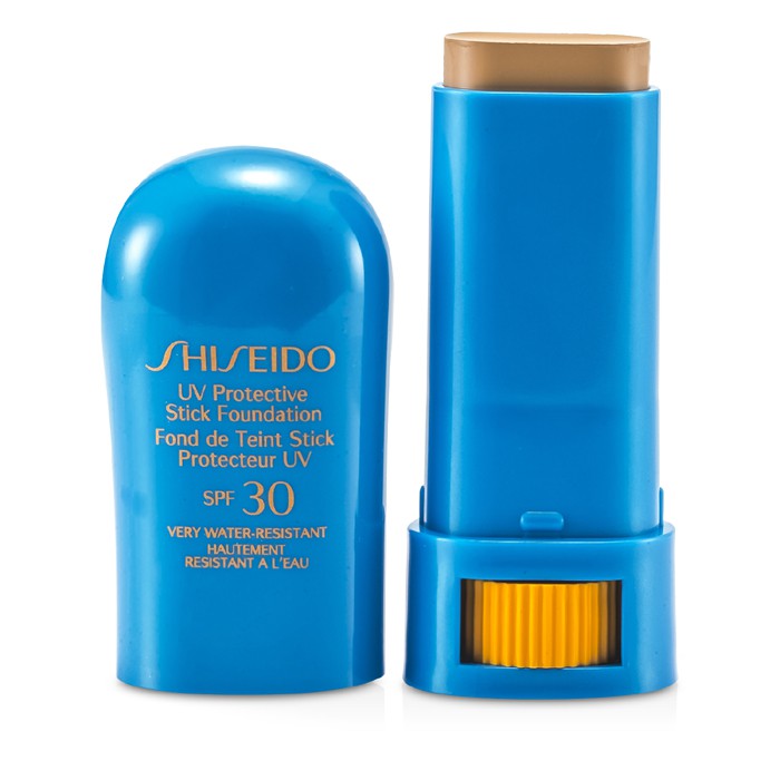 Тональный стик с SPF30 для лица Shiseido, 9 г — защита и увлажнение кожи от UV-лучей