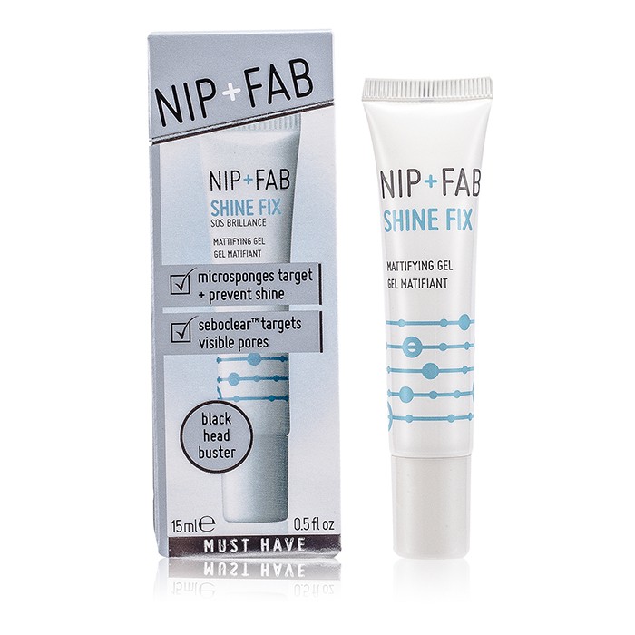Гель для матирования NIP+FAB с экстрактом водяного кресса и крапивы, 15 мл