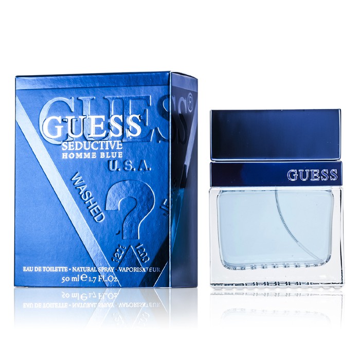 Guess Seductive Blue туалетная вода для мужчин с цитрусовыми нотами, 50 мл
