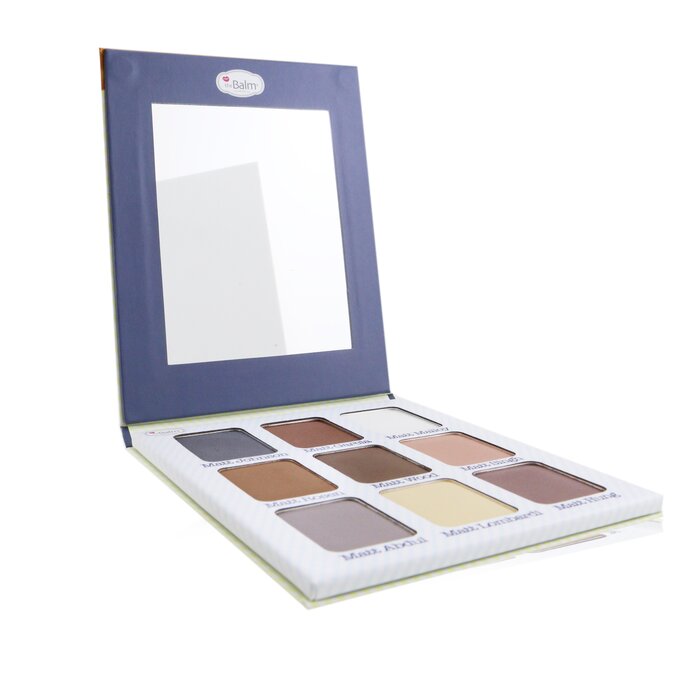 Палитра теней для век TheBalm Matte Nude, 25,5 г - 9 матовых оттенков для безупречного макияжа глаз