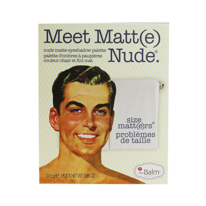 Палитра теней для век TheBalm Matte Nude, 25,5 г - 9 матовых оттенков для безупречного макияжа глаз