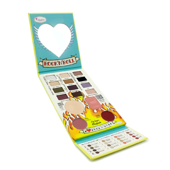 Палитра для лица TheBalm Balm Jovi Rockstar 21.6 г: тени, хайлайтер, румяна, помада