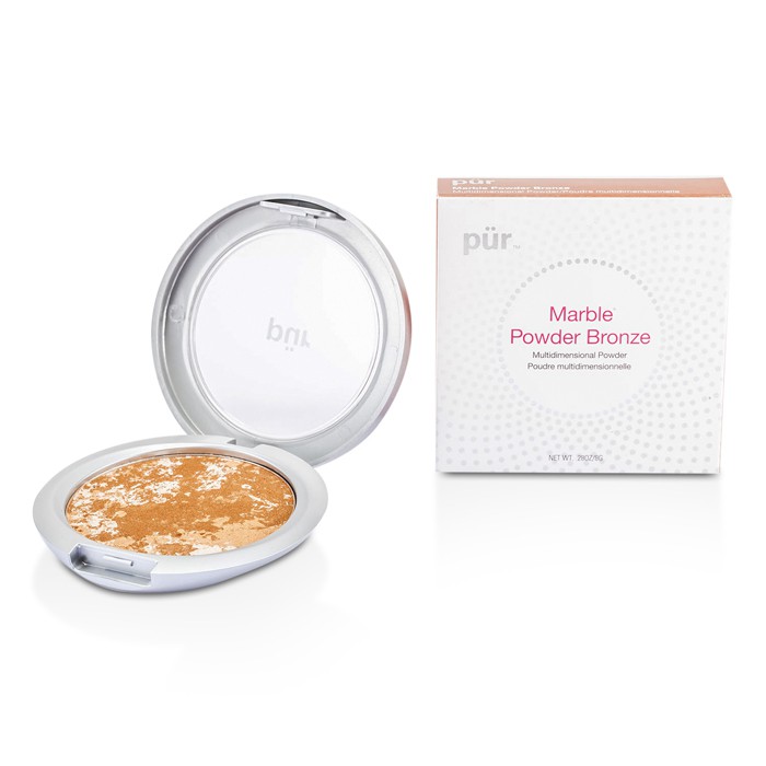 PurMinerals мраморный порошок для сияния на лицо, щеки, глаза и губы, 8 г