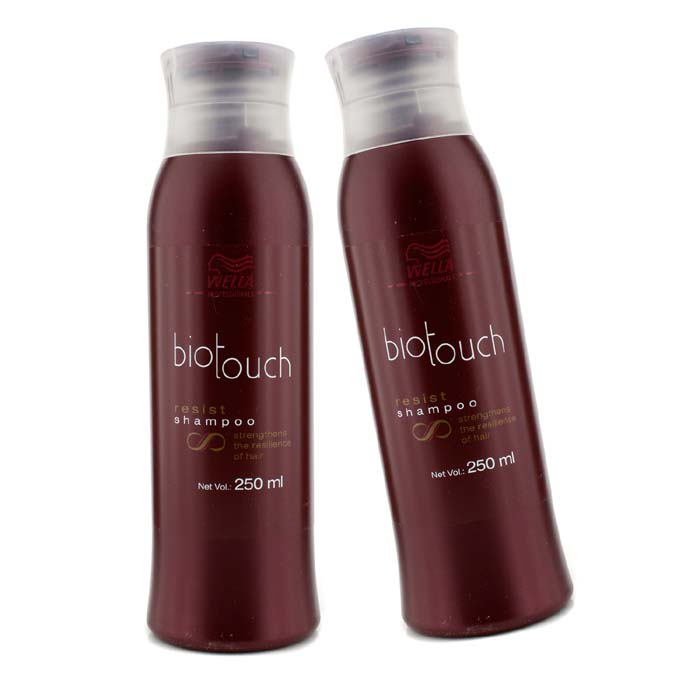 Шампунь Wella Biotouch Resist с креатином и фитопротеиноыми для восстановления волос 2x250 мл