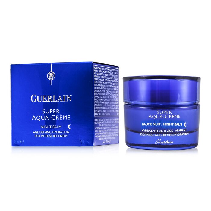 Ночной крем для лица Guerlain с комплексом Aquacomplex 50 мл, интенсивное увлажнение и восстановление кожи