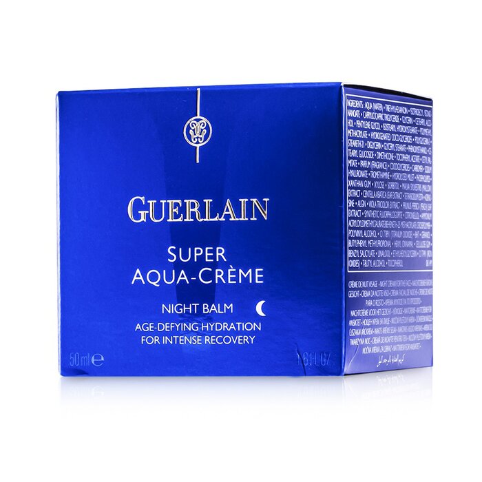 Ночной крем для лица Guerlain с комплексом Aquacomplex 50 мл, интенсивное увлажнение и восстановление кожи
