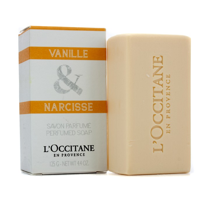 Мыло для тела L'Occitane "Ваниль и нарцисс" 125г — нежное очищение и увлажнение для всех типов кожи