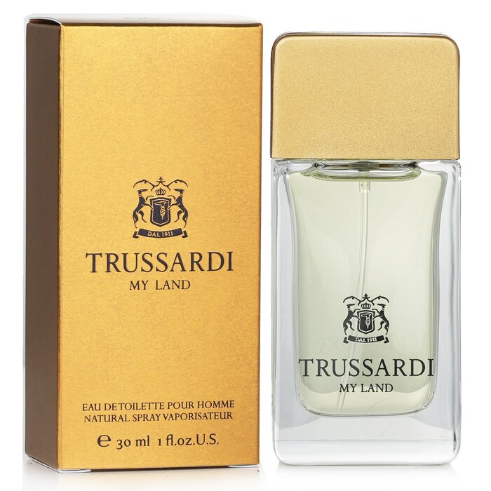 Туалетная вода Trussardi My Land для мужчин, 50 мл, фужерно-деревянный аромат с нотами мандарина и лаванды