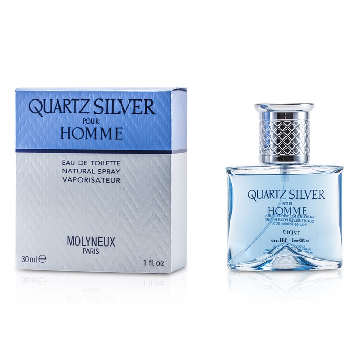 Eau de Toilette Molyneux Silver Quartz для мужчин, 30 мл — фужерный аромат с цитрусовыми и древесными нотами