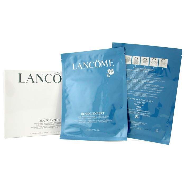 Маска для лица Lancome с биоцеллюлозой, осветляющая и увлажняющая, 6x14 мл