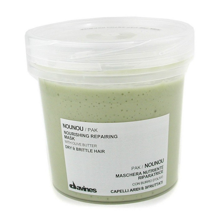 Маска для волос Davines Nounou с оливковым маслом, 250 мл — для питания и восстановления поврежденных прядей