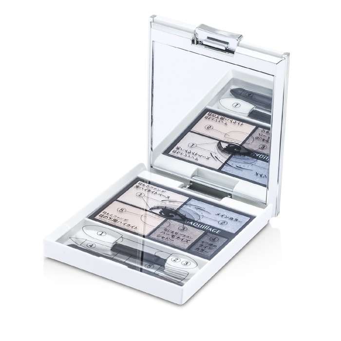 Палитра теней для век Shiseido Maquillage с перламутровыми оттенками, 3,5 г