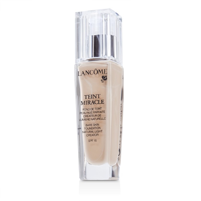 Тональная основа с перламутровыми пигментами для лица Lancome Teint Miracle, 30 мл, SPF 15
