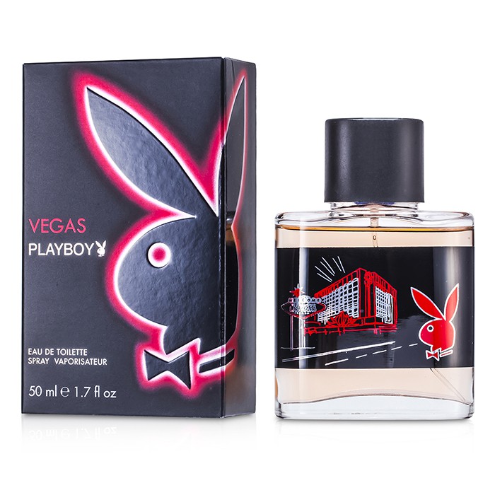 Туалетная вода для мужчин Playboy Vegas, 50 мл – свежий аромат с нотами яблока, лаванды и мускуса