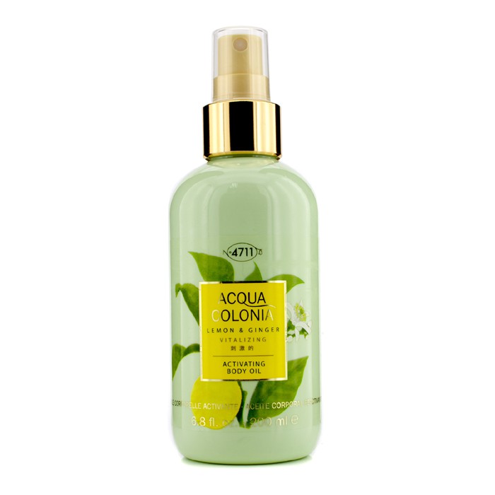 Масло для тела 4711 Acqua Colonia с лимоном и имбирем, 200 мл