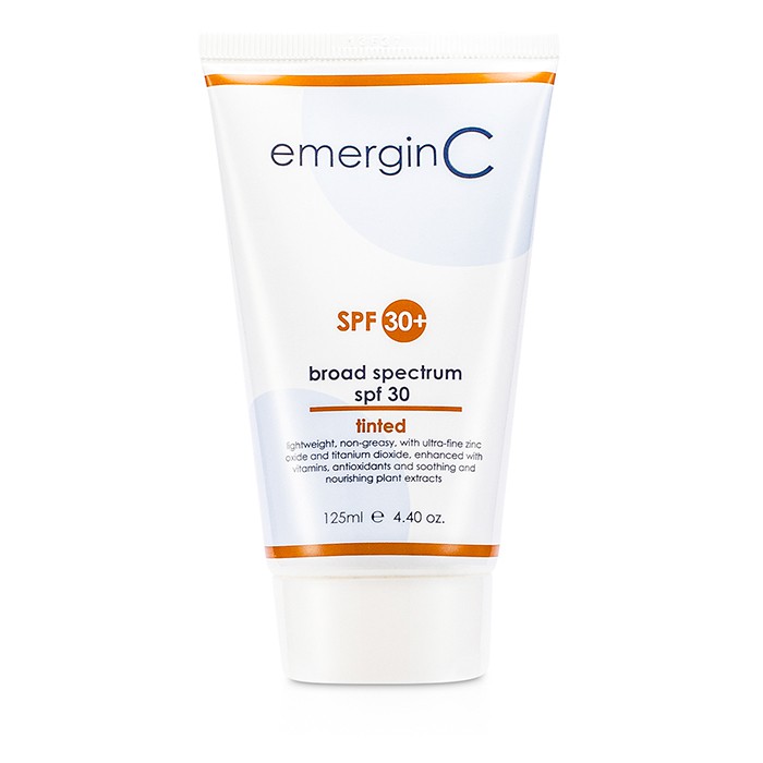 Тональный солнцезащитный крем EmerginC SPF 30+ для лица и шеи, 125 мл