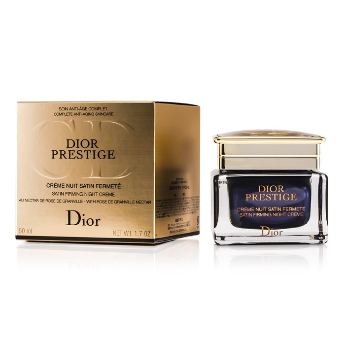 Крем для лица Christian Dior Prestige Satin с розой Гранвиля, ночной, 50 мл