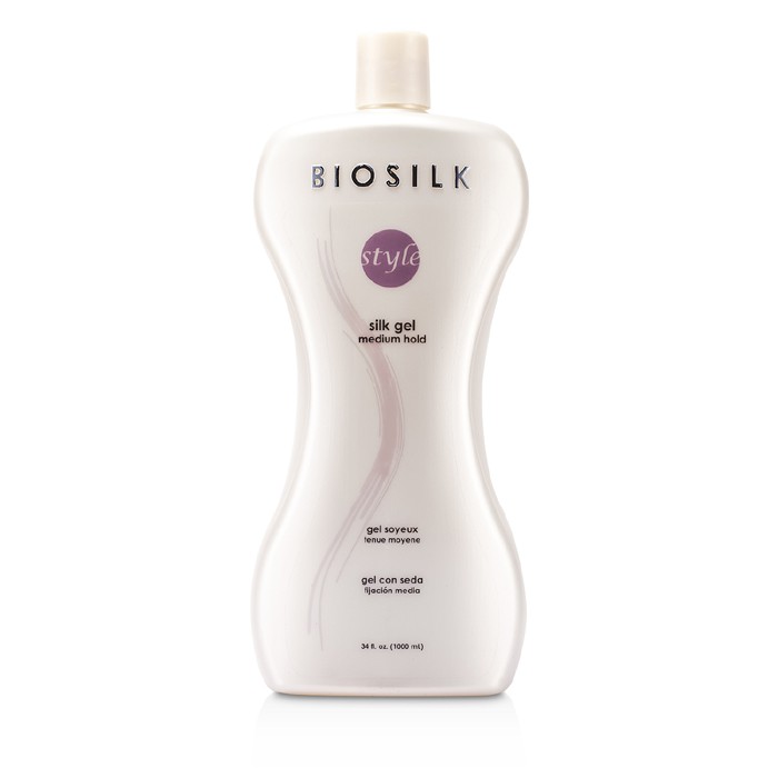 Гель средней фиксации Biosilk с шелком для всех типов волос 1000 мл