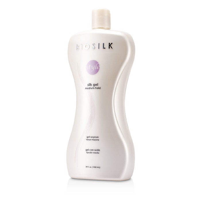 Гель средней фиксации Biosilk с шелком для всех типов волос 1000 мл