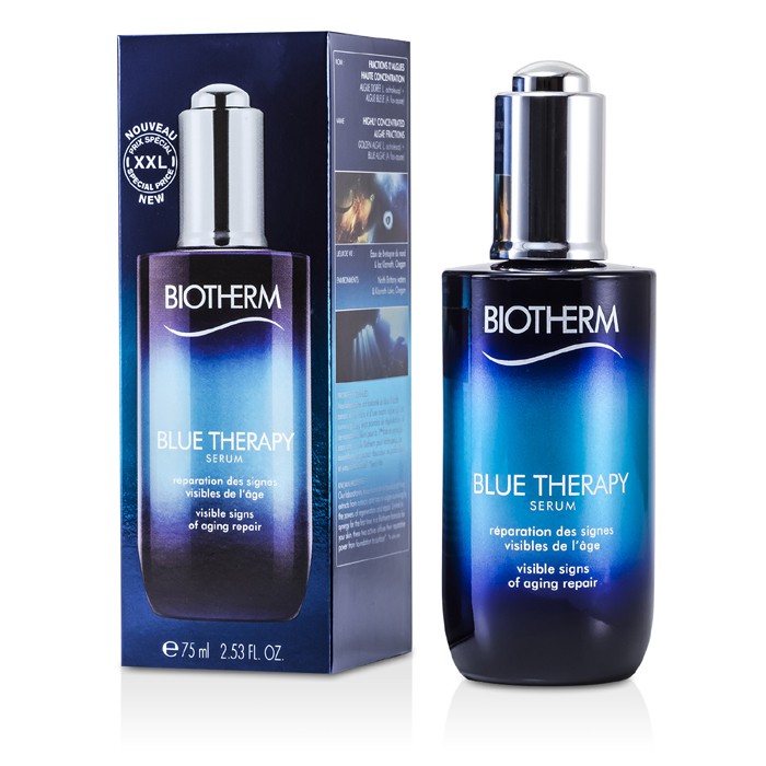 Сыворотка Biotherm Blue Therapy с водорослями для лица и шеи, 75 мл