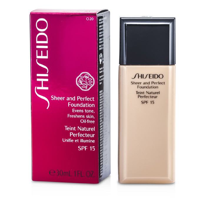 Тональный крем Shiseido Sheer & Perfect SPF 15 для всех типов кожи, 30 мл