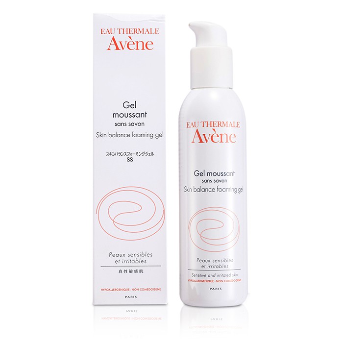 Avene пенящийся гель для лица 200 мл с термальной водой для чувствительной кожи