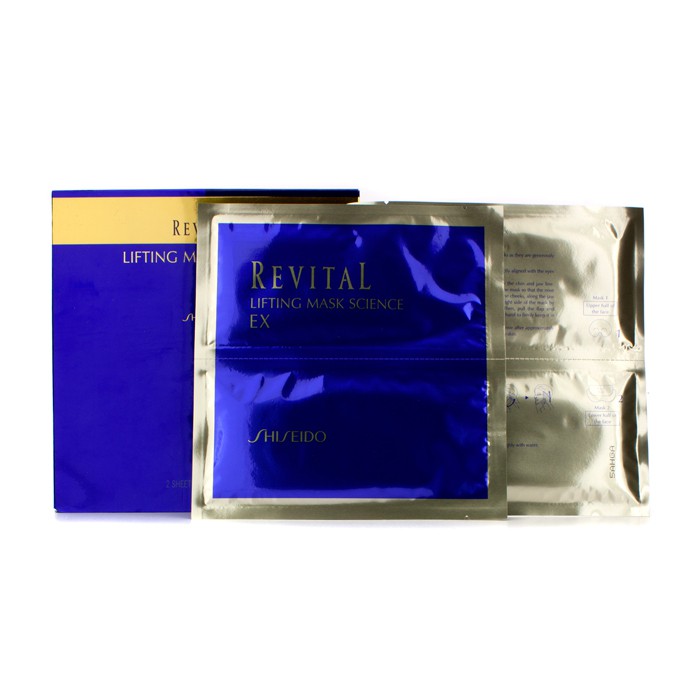Маска-лифтинг с активными компонентами для лица Shiseido Revital, 6 шт.