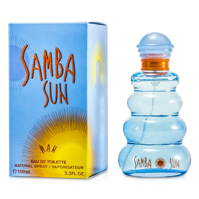 Samba Sun туалетная вода для мужчин с цитрусовыми нотами, 100 мл