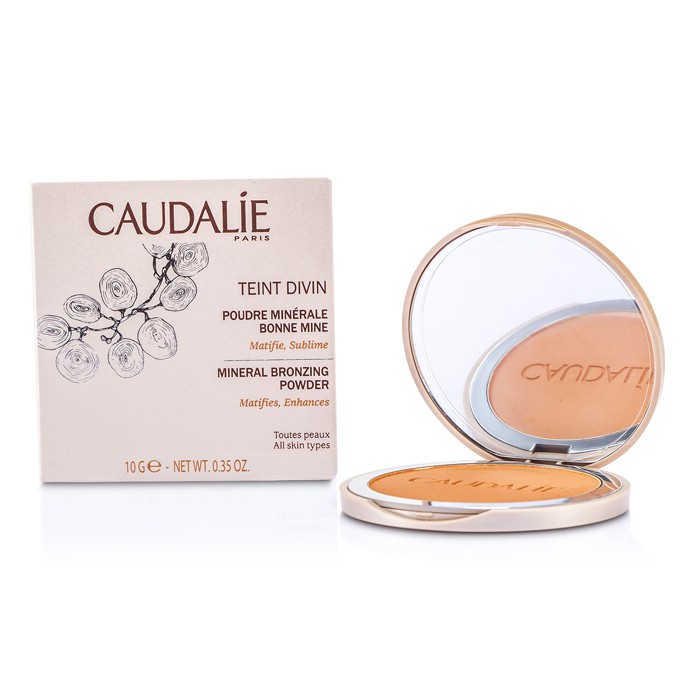 Минеральная бронзирующая пудра Caudalie для лица с антиоксидантами, 10 г