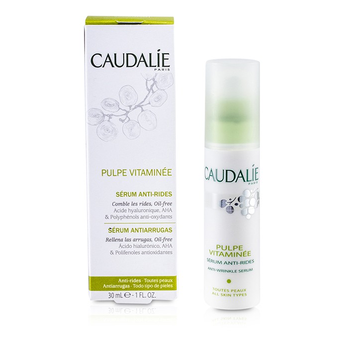 Сыворотка для лица Caudalie с гиалуроновой кислотой 30 мл для борьбы с морщинами и увлажнения кожи