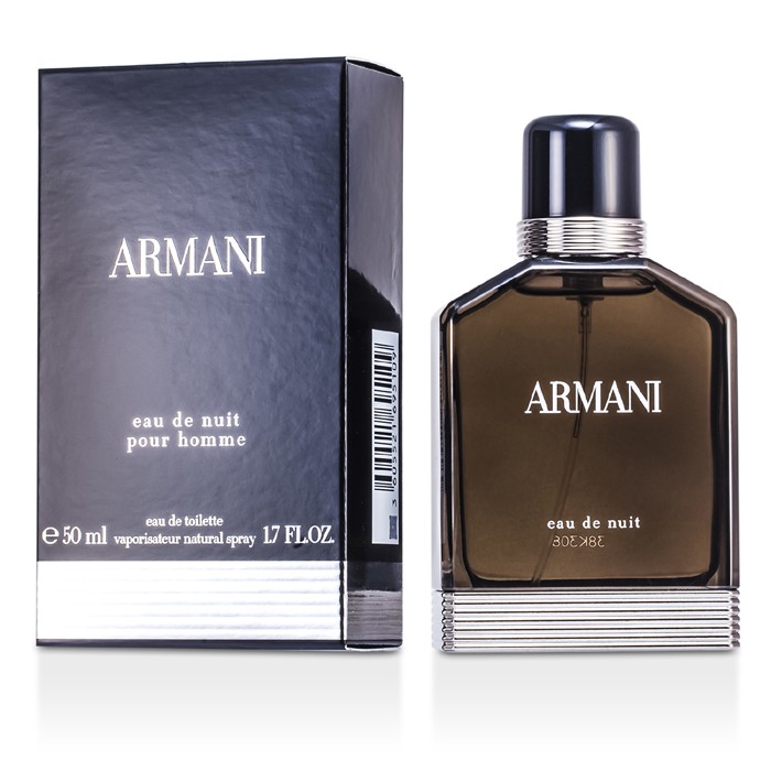 Armani Eau De Nuit туалетная вода для мужчин, 50 мл — восточный фужерный аромат с бергамотом и кедром.