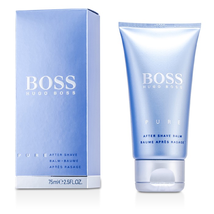 Бальзам после бритья Hugo Boss Pure для мужчин 75 мл, успокаивающий, без спирта, для чувствительной кожи