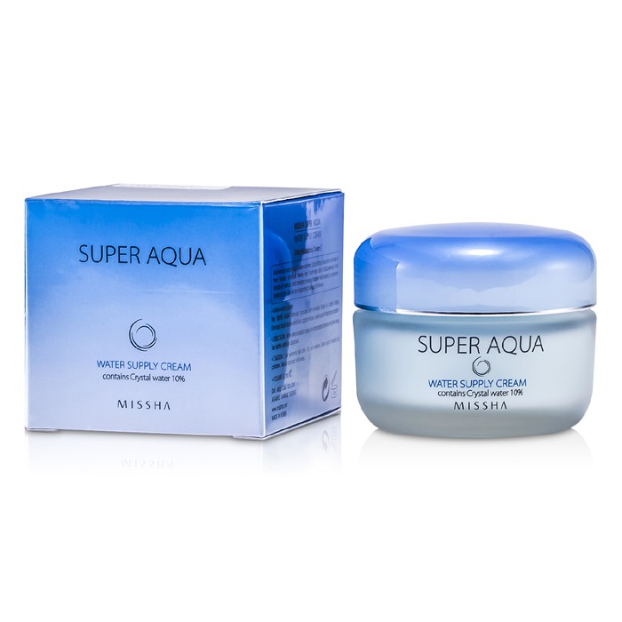 Крем для лица Missha Super Aqua с кристаллами воды, увлажнение 24 часа, 50 мл