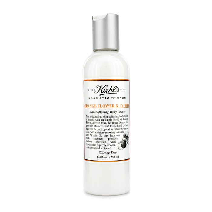 Увлажняющее молочко для тела Kiehl's с экстрактами цветка апельсина и личи, 250 мл