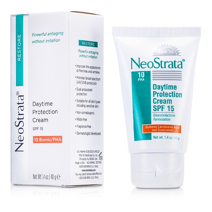 Увлажняющий крем для лица с глюконолактоном и SPF 15, 40 г