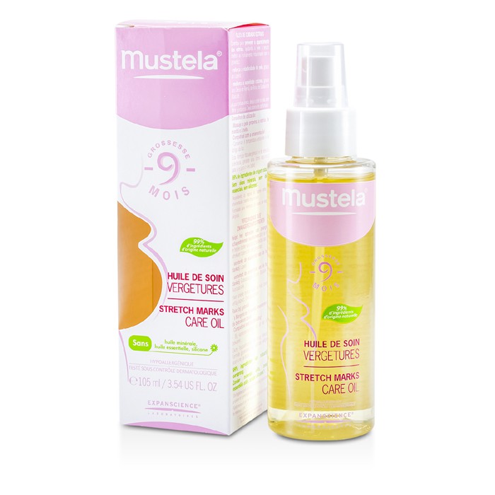 Mustela питательное масло для профилактики растяжек 105 мл
