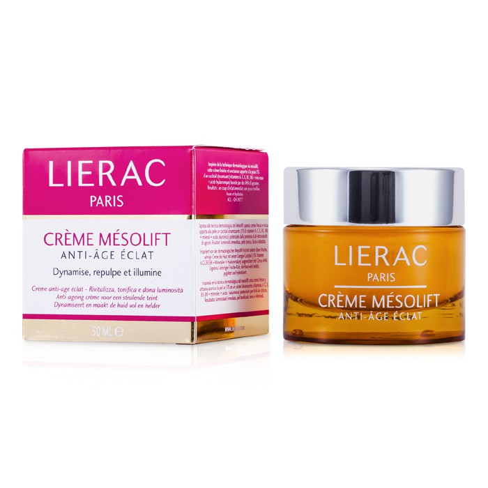Крем Lierac Мезолифт с цитрусовыми кислотами для лица 50 мл, антивозрастной, придаёт сияние и упругость