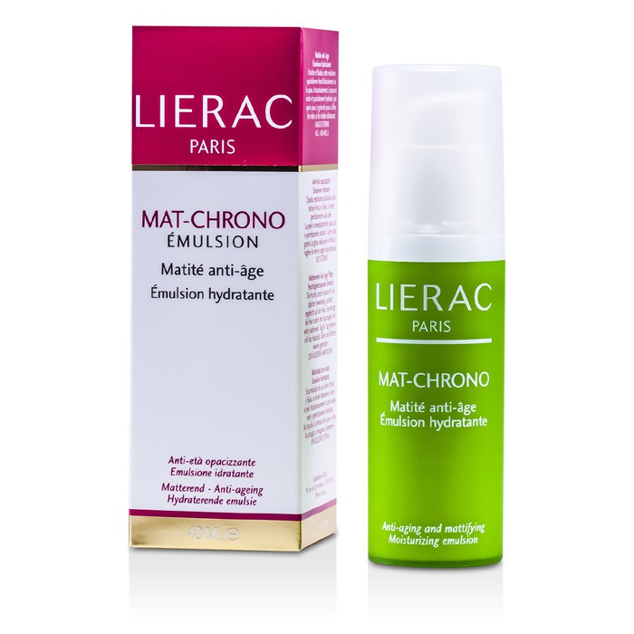 Lierac матирующая увлажняющая эмульсия для лица с антивозрастным эффектом, 40 мл