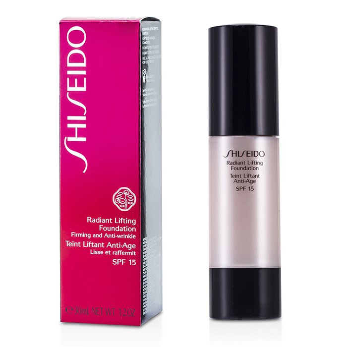 Тональный крем с лифтинг-эффектом для лица Shiseido, увлажняющий, SPF 15, 30 мл