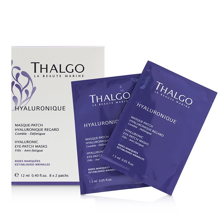 Патчи для глаз Thalgo с алго-гилауроновым комплексом, 8x2 патча