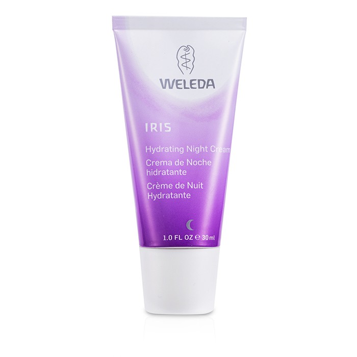 Brand: WeledaOld Name: Iris Hydrating Night CreamSize: 30ml/1ozDescription: Идеальный выбор для ночного ухода за кожей, этот увлажняющий крем от Weleda обладает богатой текстурой и натуральным составом, который способствует восстановлению и поддержанию оп