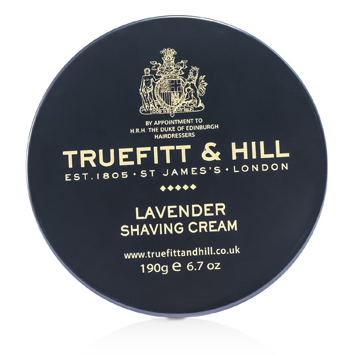 Крем для бритья Truefitt & Hill с лавандой, 190 г — комфортное бритьё и уход для чувствительной кожи