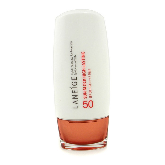 Солнцезащитный крем Laneige с SPF 50, водостойкий, для всех типов кожи, 70 мл