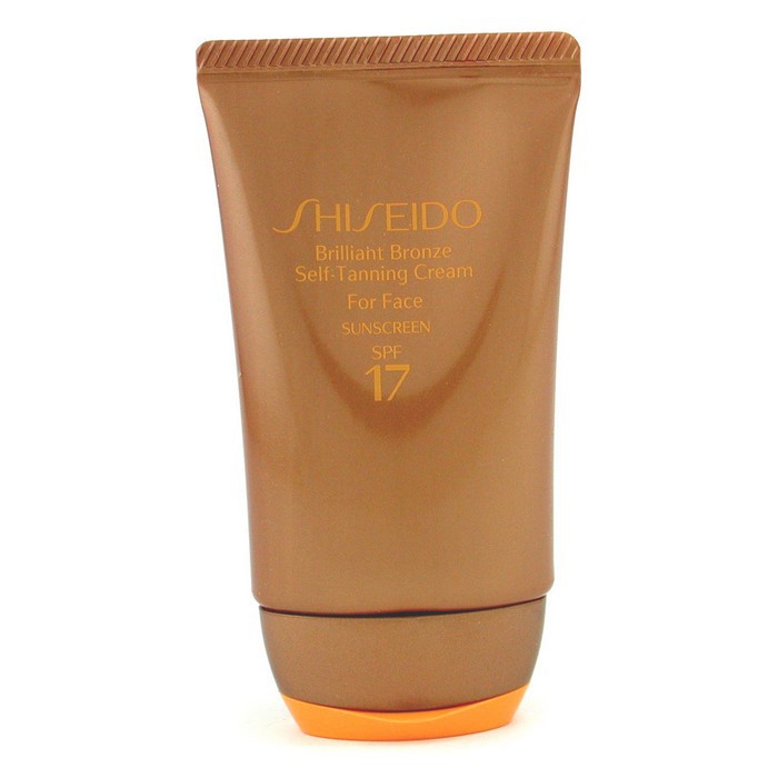 Крем для самозагара Shiseido с SPF 17, 50 мл - естественный бронзовый оттенок и сияние для всех типов кожи