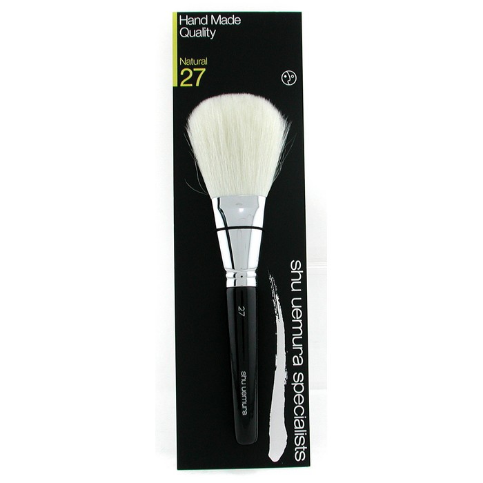 Кисть для пудры Shu Uemura из натуральных материалов, мягкая для лица, ручная сборка, идеальна для макияжа