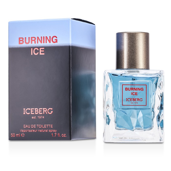 Iceberg Burning Ice туалетная вода 50 мл — аромат контрастов с бергамотом, морскими нотами и амброй.