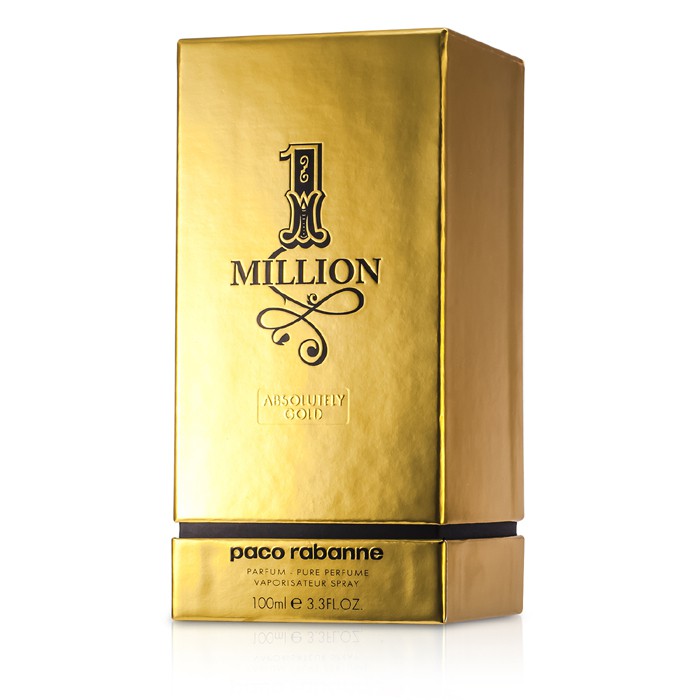 Paco Rabanne One Million Absolutely Gold парфюм для мужчин с кожаными нотами, 100 мл